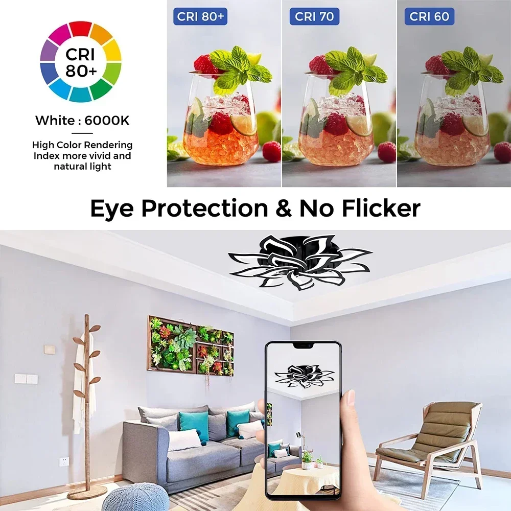 Tasarımcı LED Petal avize otur - Interior Design Elements incelemesi ve fiyatı