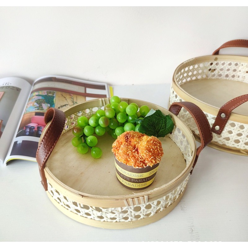 El yapımı retro İskandinav rat - Rattan Tray Handle incelemesi ve fiyatı