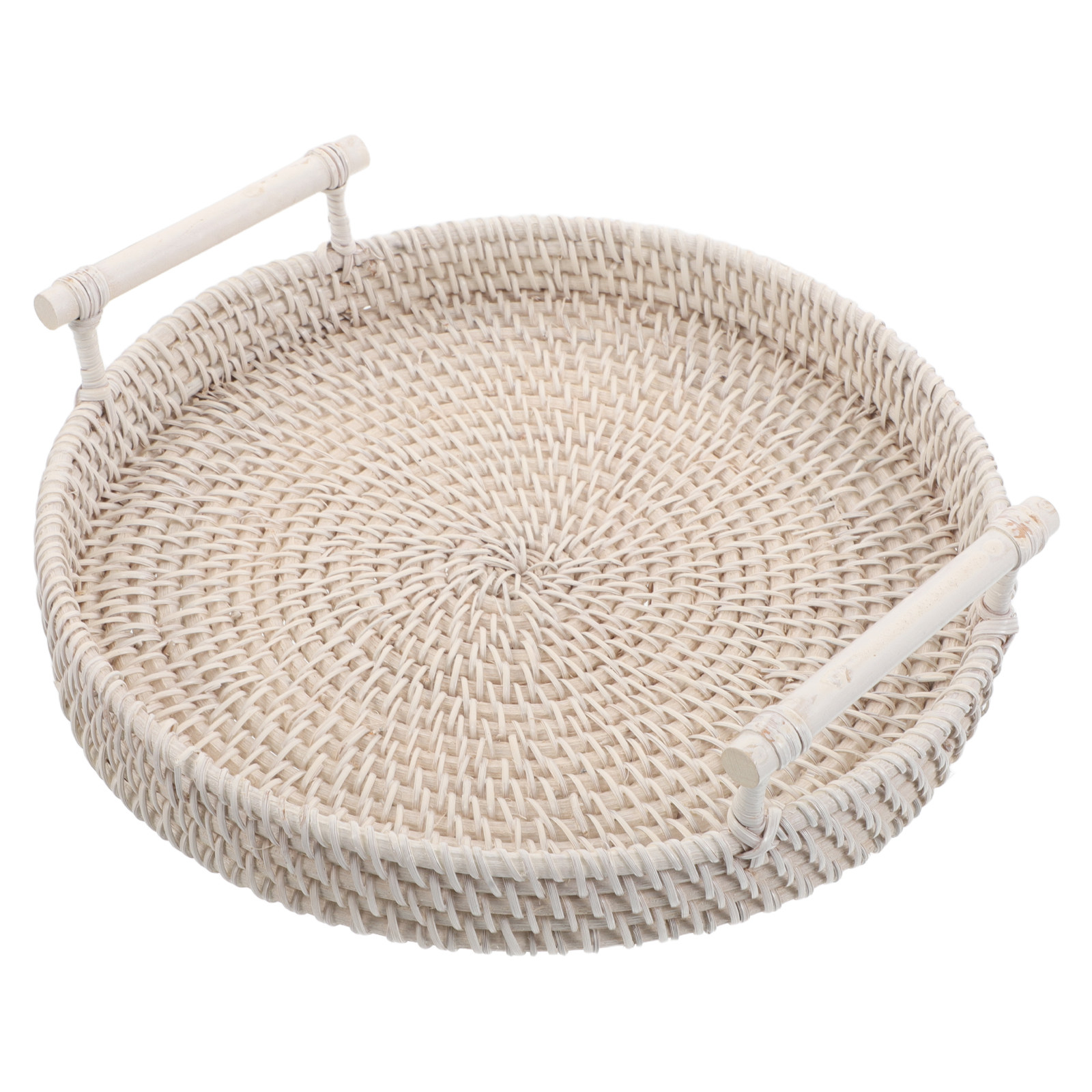Yuvarlak Rattan Tepsi, Meyve,  - Rattan Tray Handle incelemesi ve fiyatı