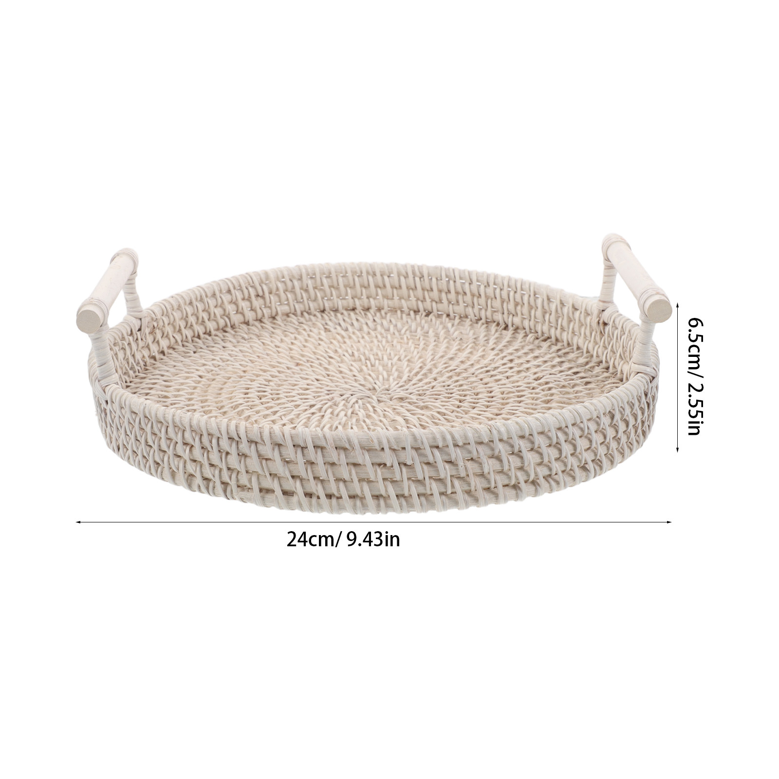 Yuvarlak Rattan Tepsi, Meyve,  - Rattan Tray Handle incelemesi ve fiyatı